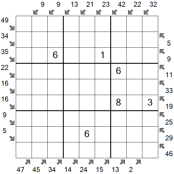 Little Killer Sudoku - Médio