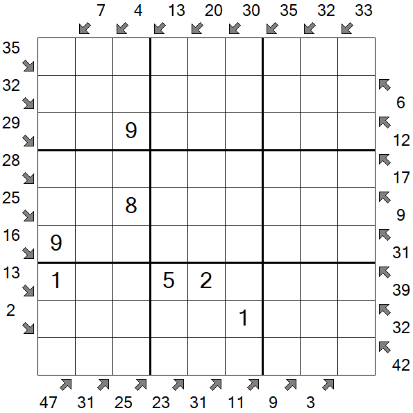 Little Killer Sudoku - Médio