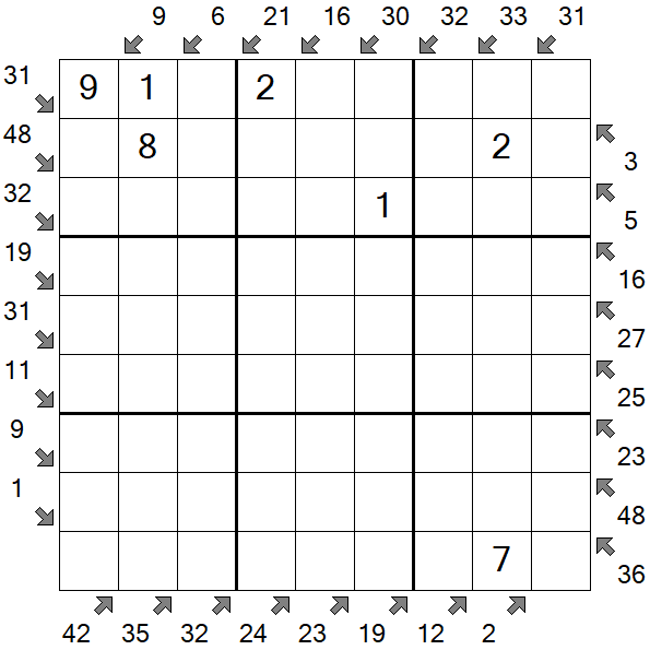 Little Killer Sudoku - Médio