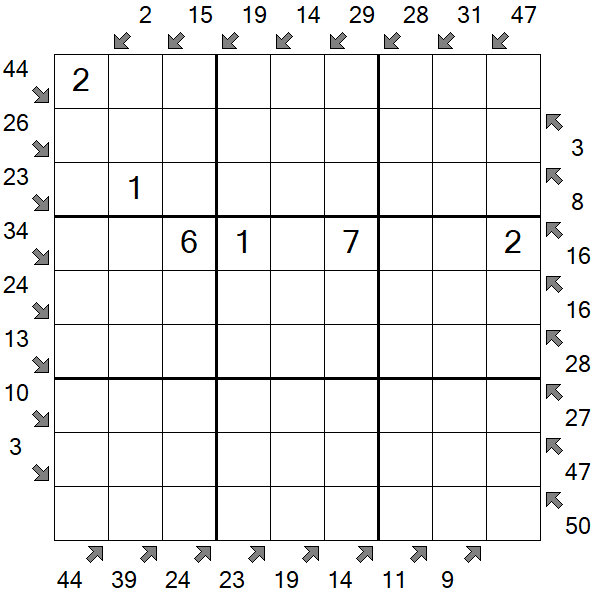 Little Killer Sudoku - Médio
