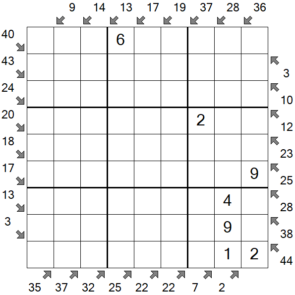 Little Killer Sudoku - Médio