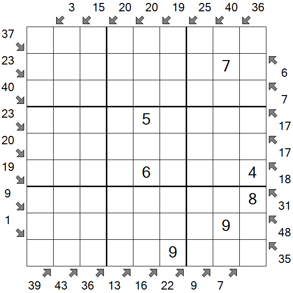 Little Killer Sudoku - Médio