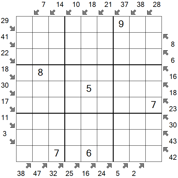 Little Killer Sudoku - Médio