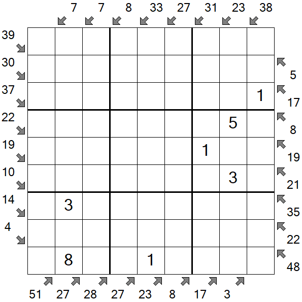 Little Killer Sudoku - Médio