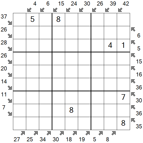 Little Killer Sudoku - Médio
