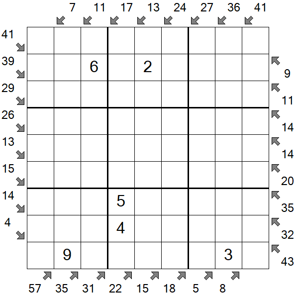 Little Killer Sudoku - Médio