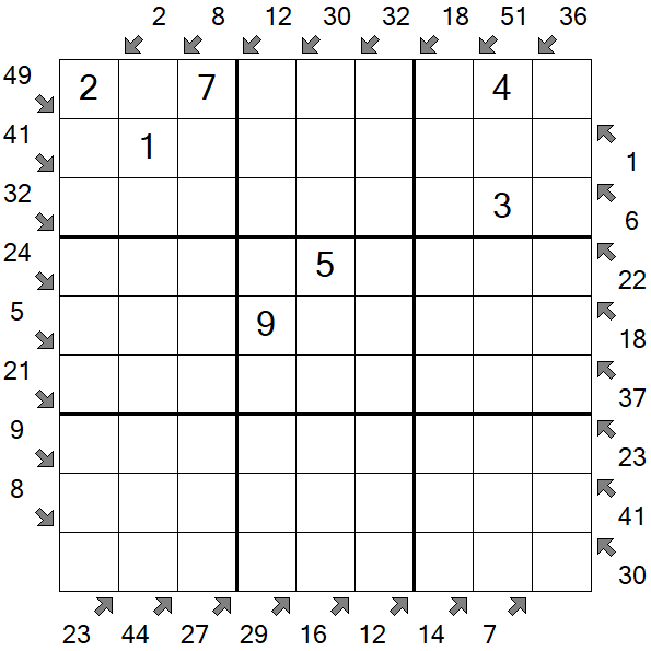 Little Killer Sudoku - Médio