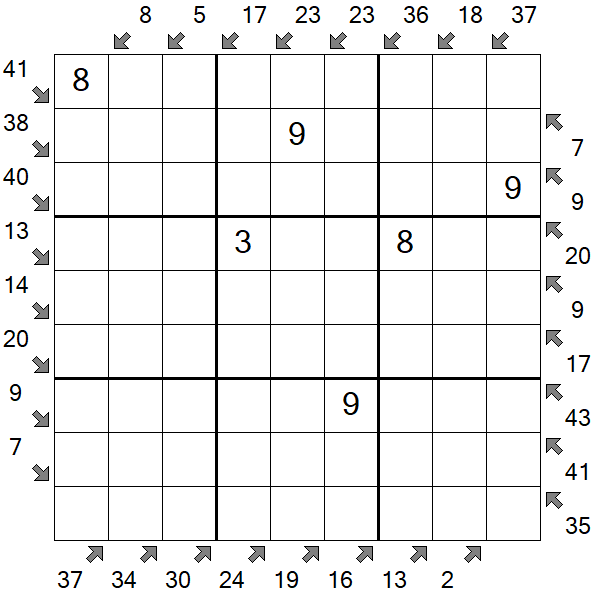 Little Killer Sudoku - Médio