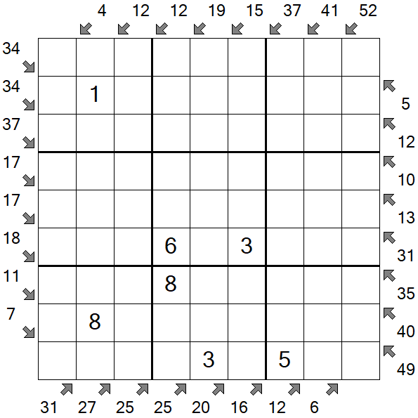 Little Killer Sudoku - Médio