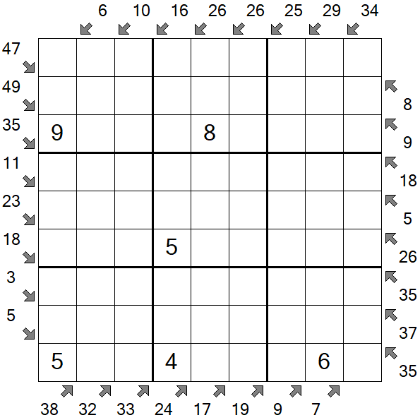 Little Killer Sudoku - Médio