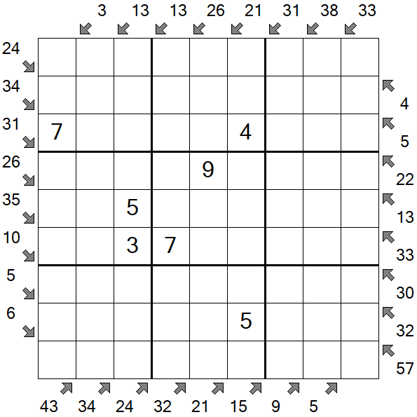 Little Killer Sudoku - Médio