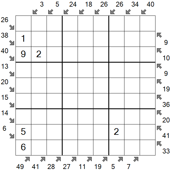 Little Killer Sudoku - Médio