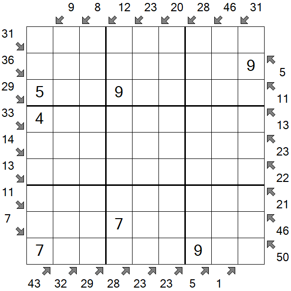 Little Killer Sudoku - Médio