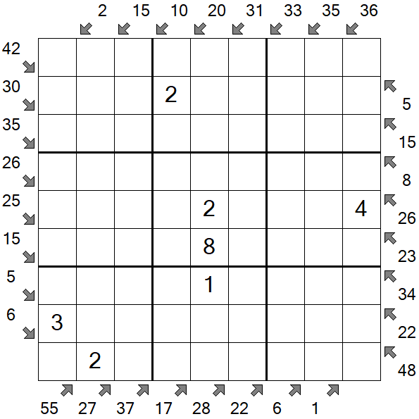 Little Killer Sudoku - Médio