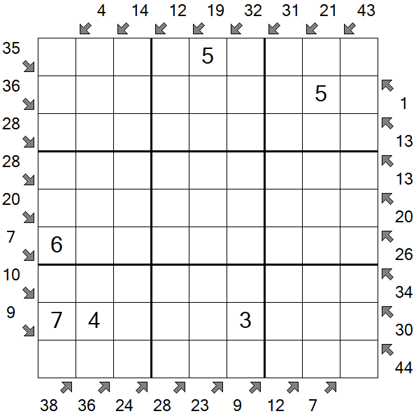 Little Killer Sudoku - Médio