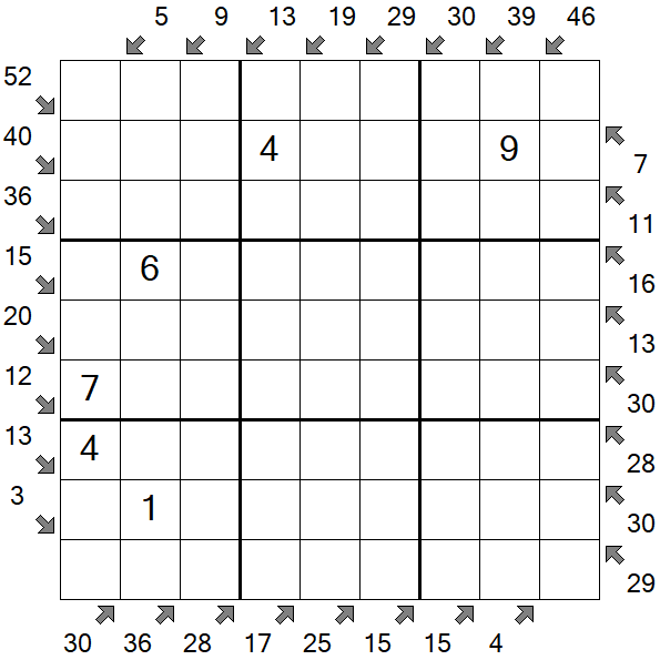 Little Killer Sudoku - Médio