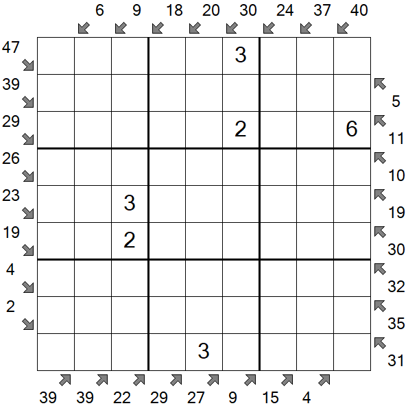Little Killer Sudoku - Médio