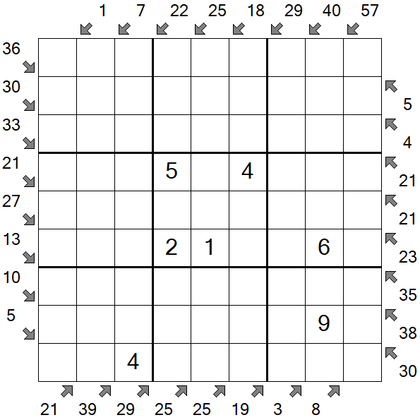 Little Killer Sudoku - Médio