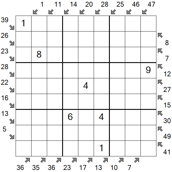 Little Killer Sudoku - Médio