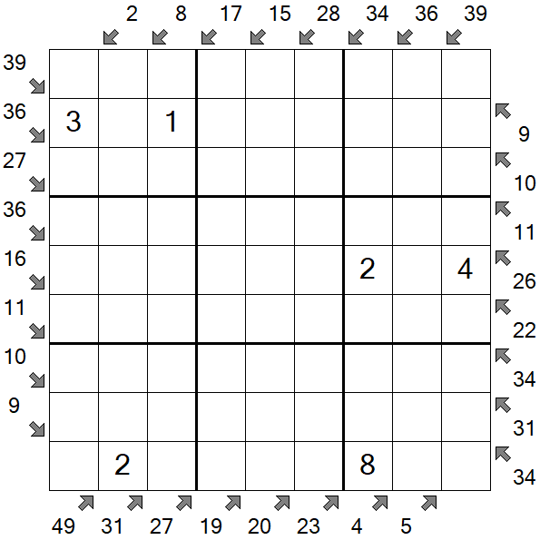 Little Killer Sudoku - Médio