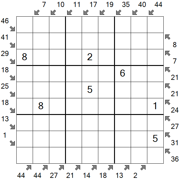 Little Killer Sudoku - Médio
