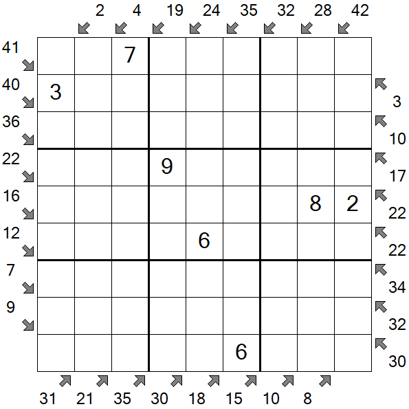 Little Killer Sudoku - Médio