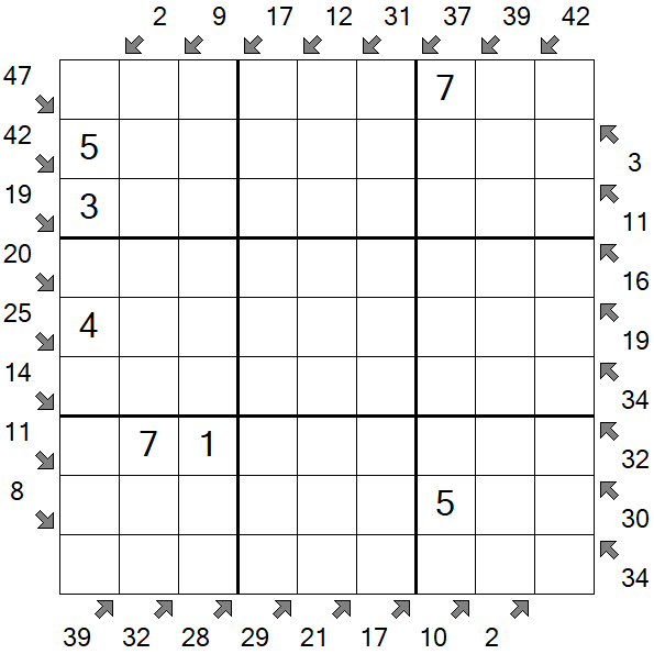 Little Killer Sudoku - Médio