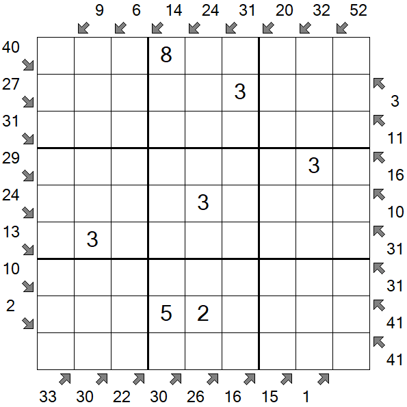 Little Killer Sudoku - Medium