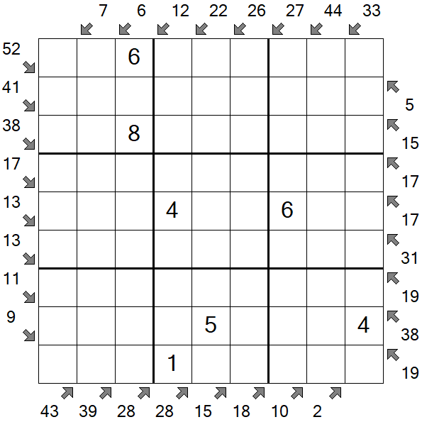Little Killer Sudoku - Médio