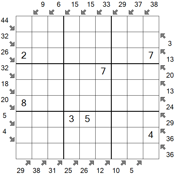 Little Killer Sudoku - Medium