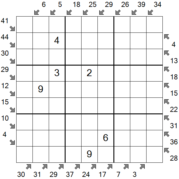Little Killer Sudoku - Medium