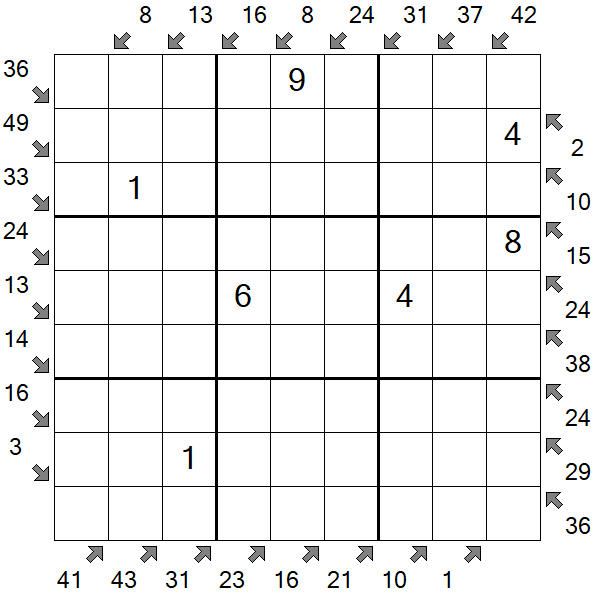 Little Killer Sudoku - Medium