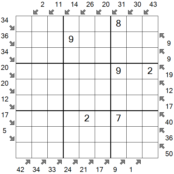 Little Killer Sudoku - Médio