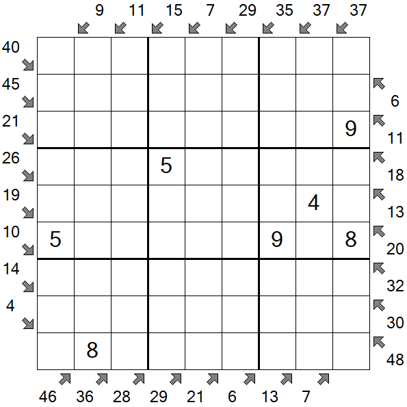 Little Killer Sudoku - Médio