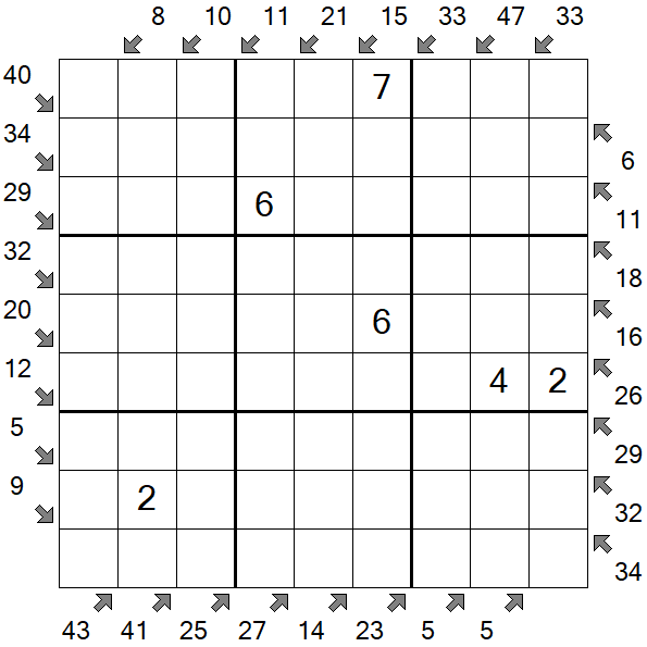 Little Killer Sudoku - Médio