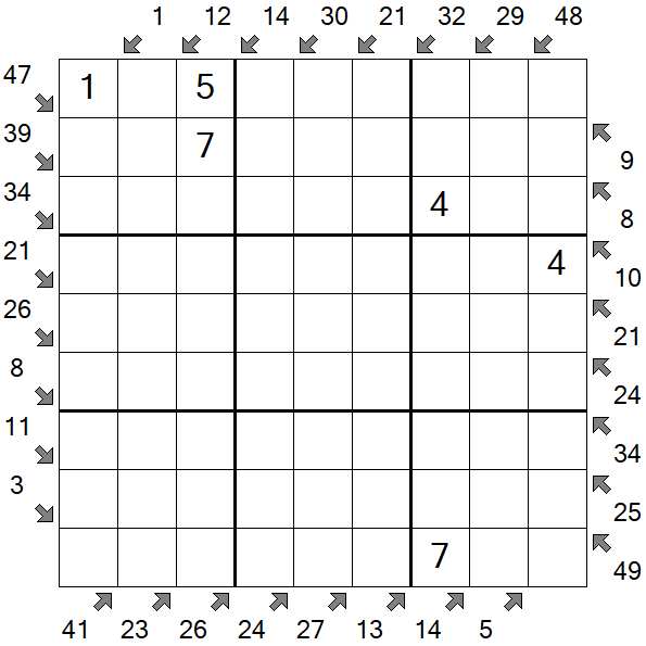 Little Killer Sudoku - Médio