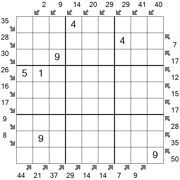 Little Killer Sudoku - Médio