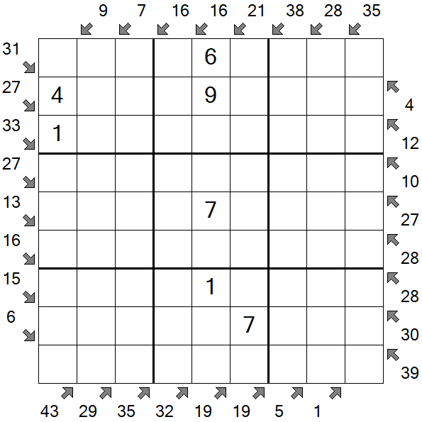 Little Killer Sudoku - Medium