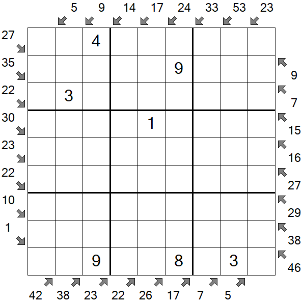 Little Killer Sudoku - Medium