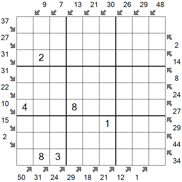 Little Killer Sudoku - Medium