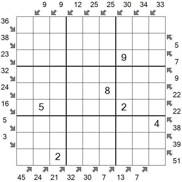 Little Killer Sudoku - Médio