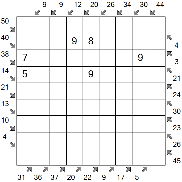 Little Killer Sudoku - Médio