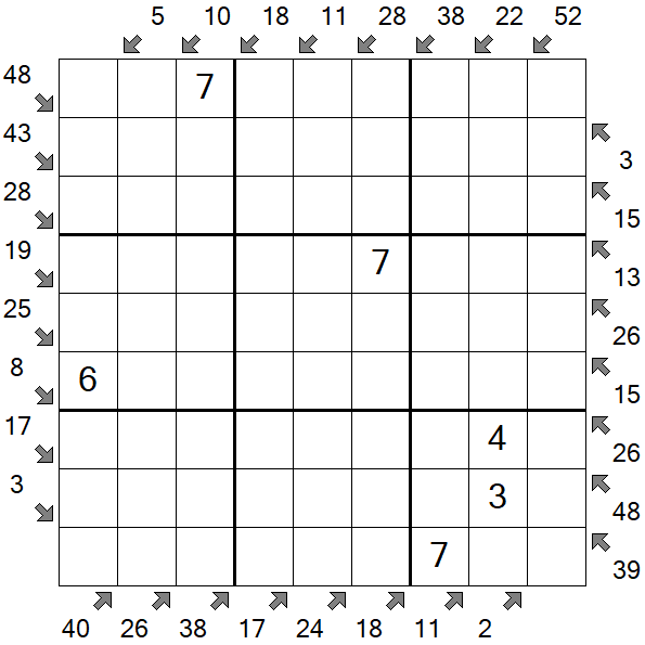 Little Killer Sudoku - Médio