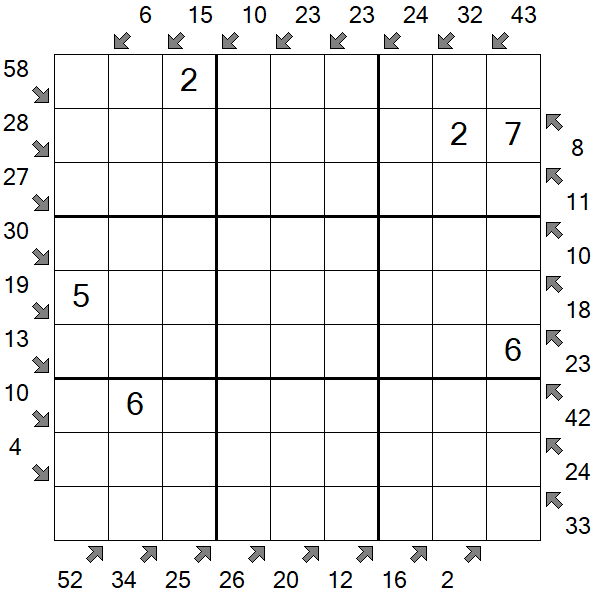 Little Killer Sudoku - Médio