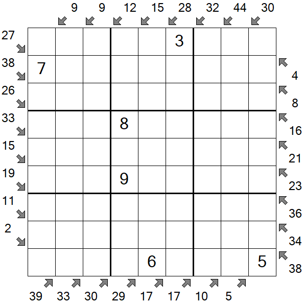Little Killer Sudoku - Médio