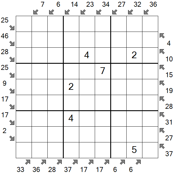 Little Killer Sudoku - Médio