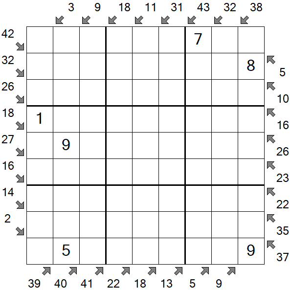 Little Killer Sudoku - Médio