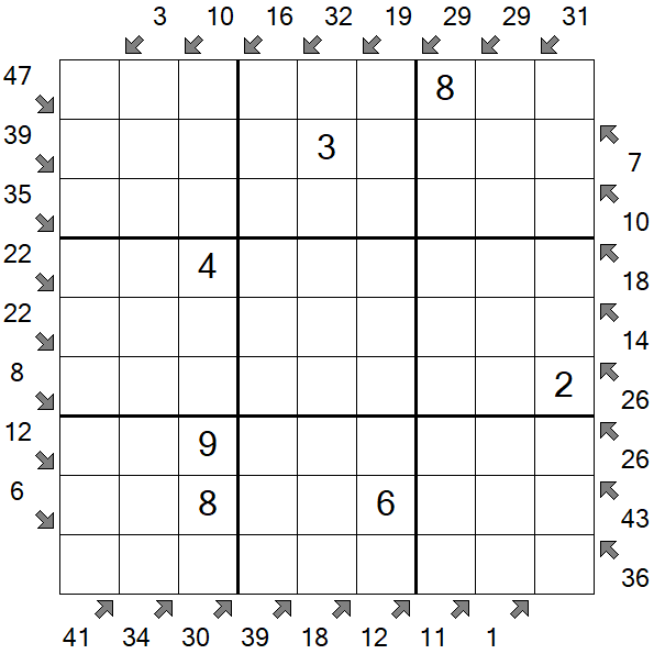 Little Killer Sudoku - Medium