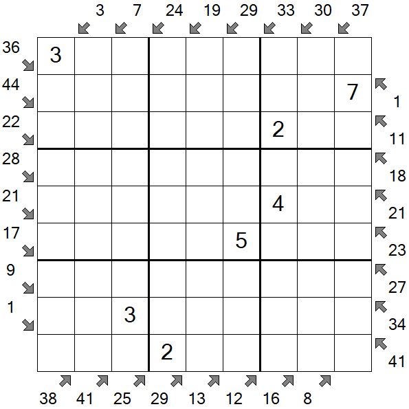 Little Killer Sudoku - Medium
