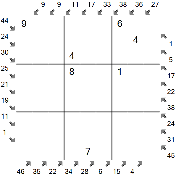 Little Killer Sudoku - Medium